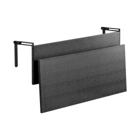 Balcony Hanging Table, 12 x 48 in Folding Balcony Railing Table, Outdoor Balcony Bar Table for Railings, 50 lbs Loading, Fit Railing from 1" to 4.3"