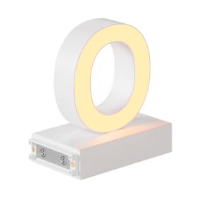 Magnetic LED Light Capital Letter, (O) H3.7" 3000K