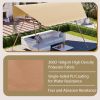 206"x118" Outdoor Canopy UV Block Shelter Shade Sail Canopy UV Block Sun Shade with UPF 50+, Waterproof High-Density Polyester Fabric