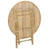 Garden Table Natural 31.50 x 27.56 in Bamboo