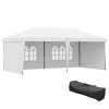 Pop Up Canopy party Tent with 4 Sidewalls