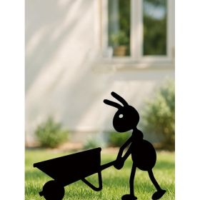 Worker Ants Metal Garden Statue (Option: Gardening decoration)