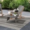 Folding Patio PE Rattan Side Coffee Table Garden Furniture